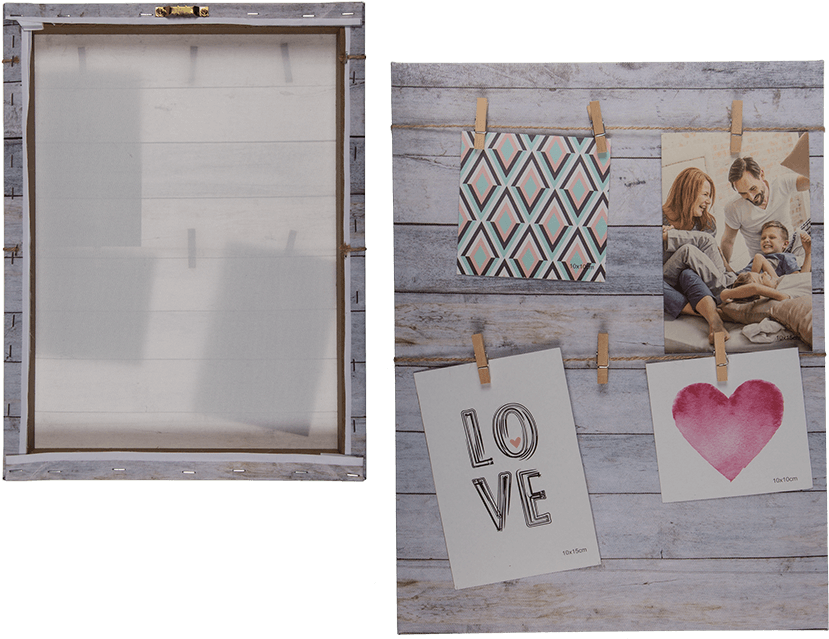 Canvas Frame - Heart (945x709), Png Download