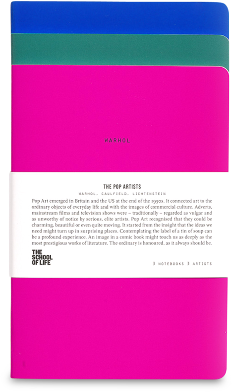 The Pop Artist Notebook Set - Brochure (956x1024), Png Download