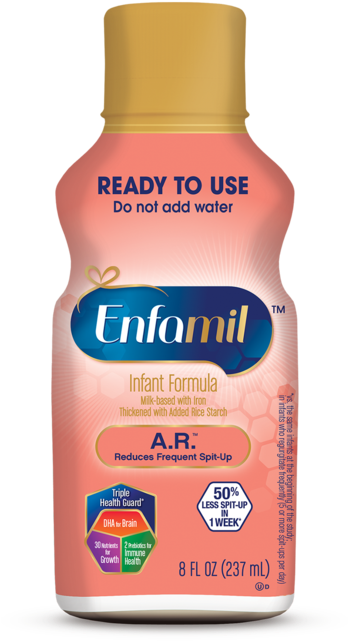 Infant Formula For Spit Up, Ready To Use, 8 Fl Oz Bottles, - Plastic Bottle (960x960), Png Download