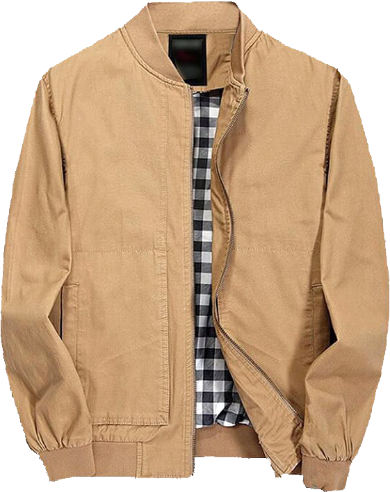Light Bomber Jacket Mens (800x800), Png Download