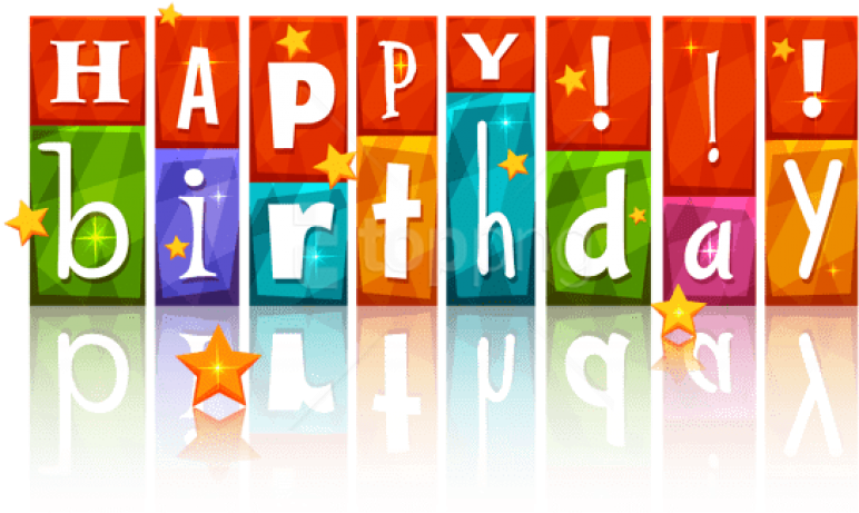 Free Png Download Transparent Colorful Happy Birthday - Happy Birthday 3d Hd (850x540), Png Download