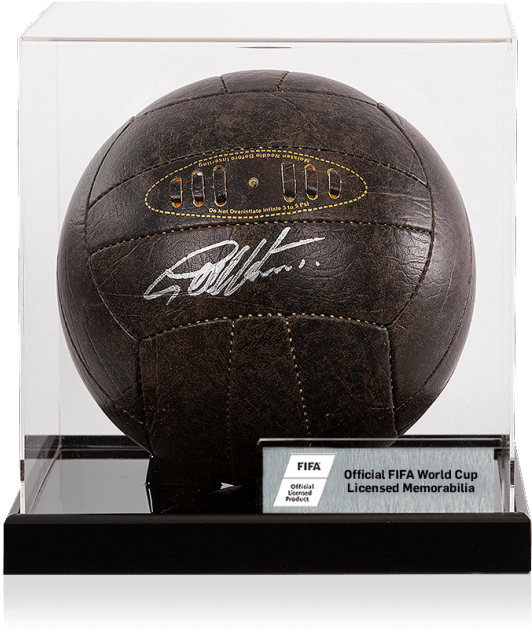 Sir Geoff Hurst Official Fifa World Cup™ Signed Retro - Sphere (700x700), Png Download