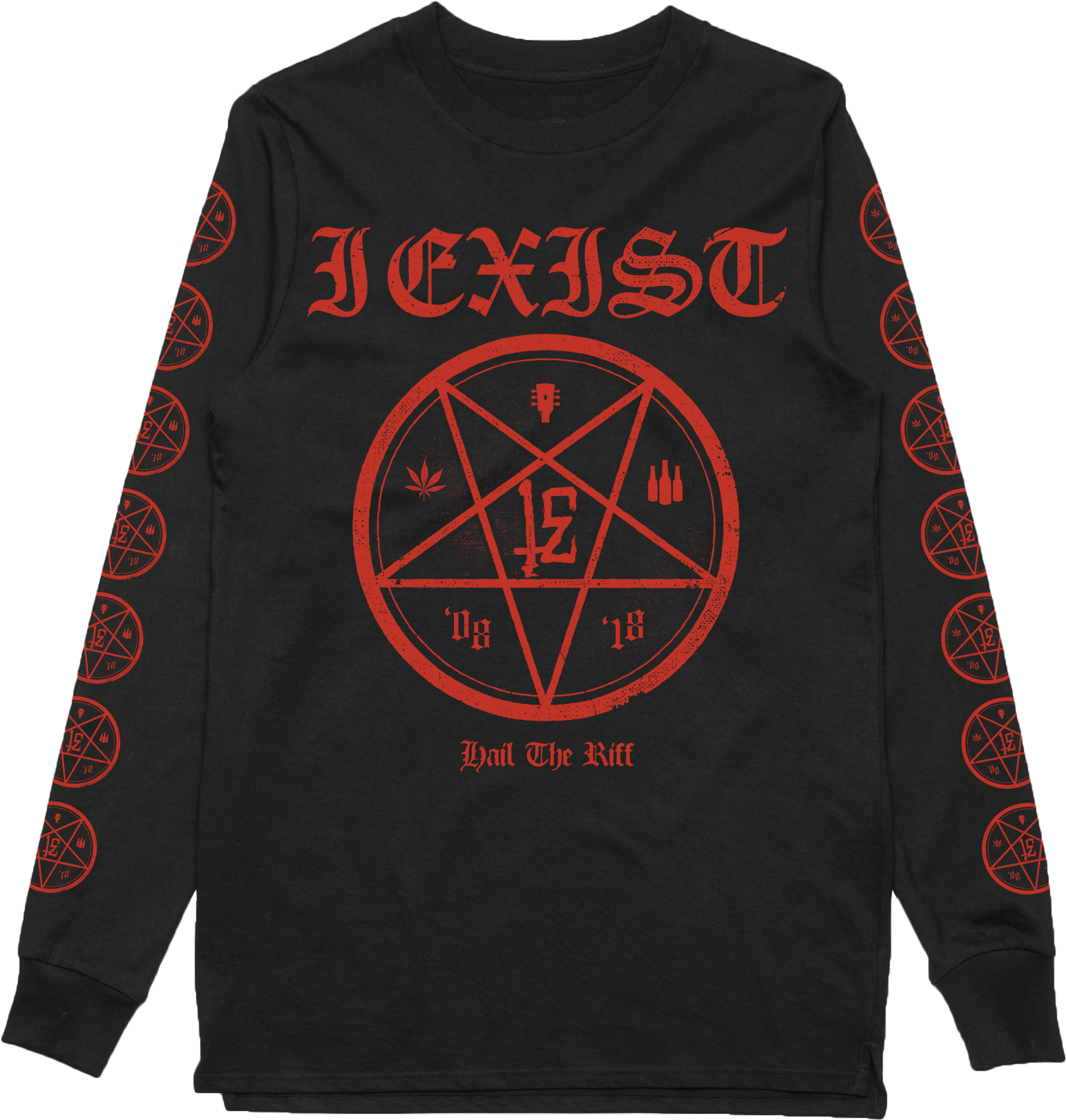 Image Of 'hail The Riff' Longsleeve - Gang Of Youths Shirt (1896x1896), Png Download