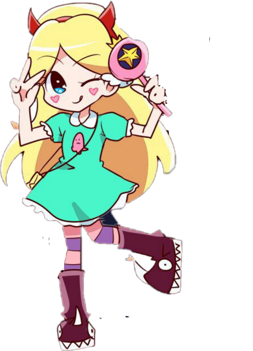 Star Sticker - Star Vs Fuerzas Del Mal (1024x1422), Png Download