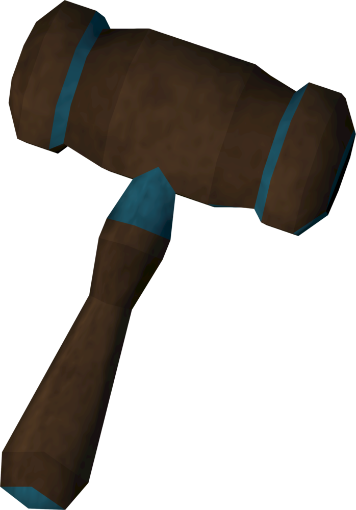 The Gavel Is A Reward For Completing All Sixteen Court - Hand (698x1000), Png Download