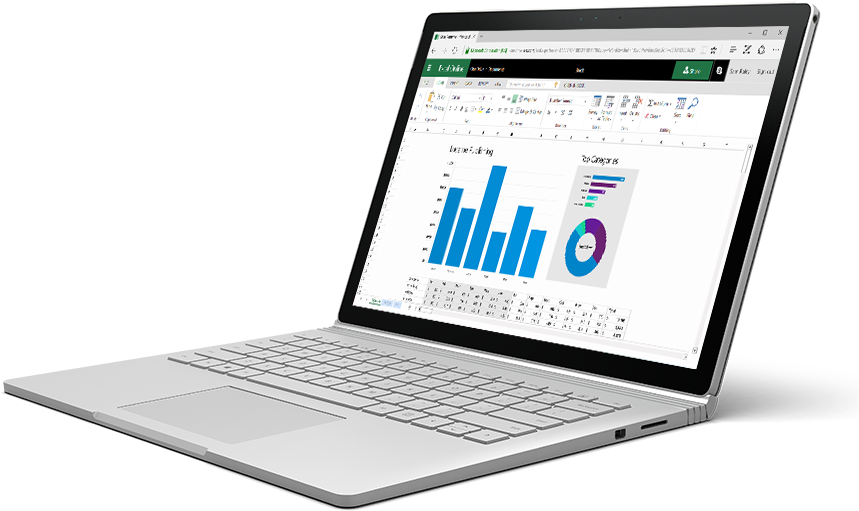 Microsoft Office 365 Consulting Los Angeles Excel - Lap Top Con Excel (886x510), Png Download