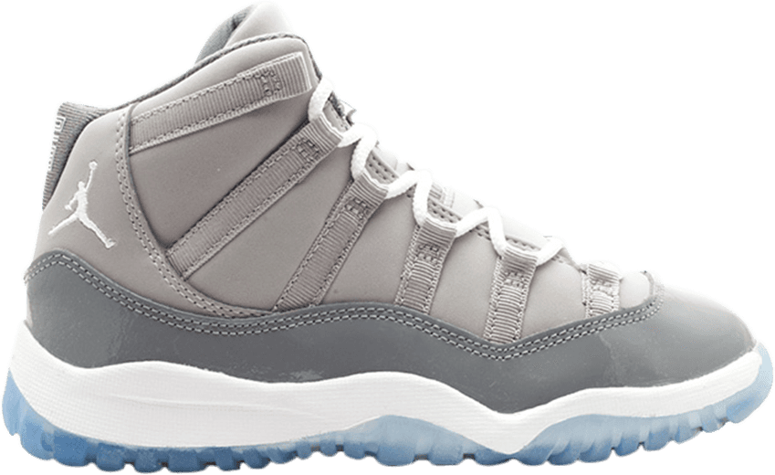 Jordan 11 Retro Ps 'cool Grey 2010' - Hiking Shoe (849x520), Png Download