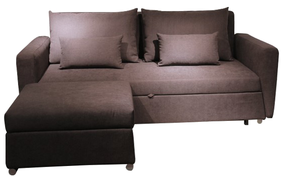 Sofa Bed Png Background Image - Sofa Bed (600x600), Png Download