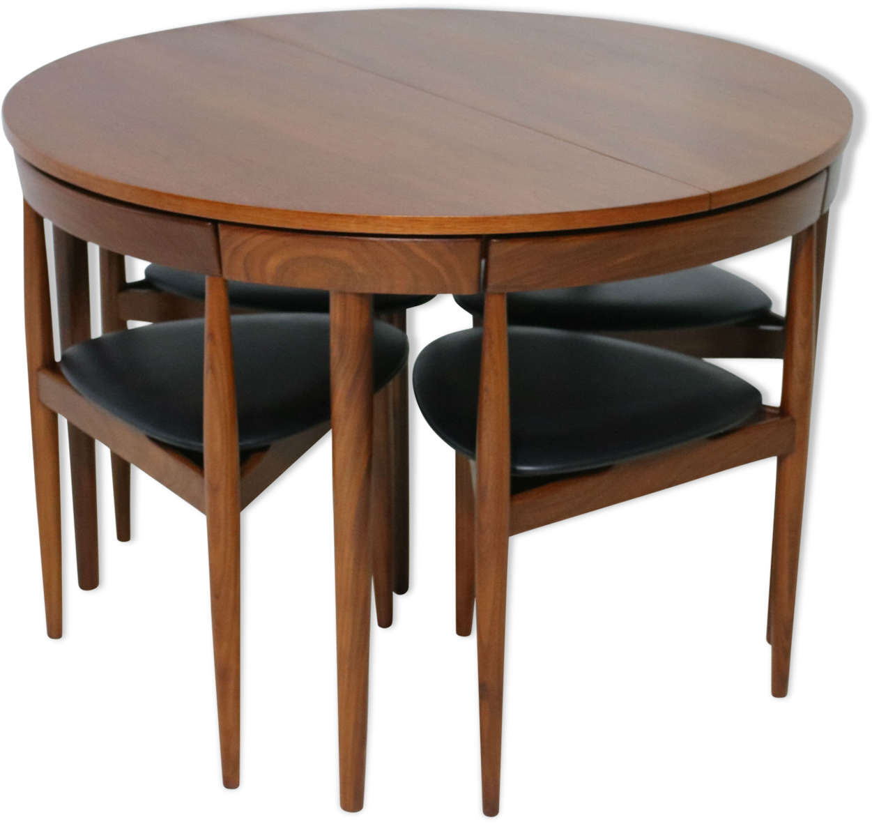 Danish Dining Table Set By Hans Olsen For Frem Rojle, - Coffee Table (1457x1457), Png Download