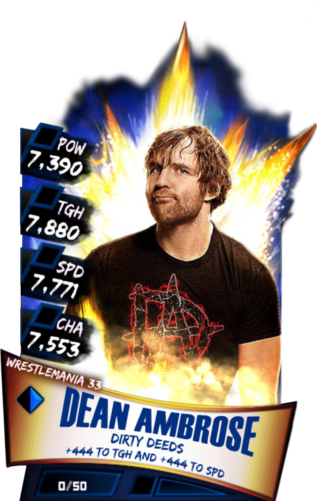 Dean Ambrose Wwe Supercard Season Debut Wwe Png Dean - Dean Ambrose Wwe Supercard (456x720), Png Download