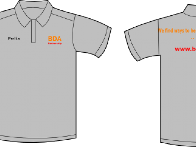 Polo Shirt Clipart Shirt Outline - Portable Network Graphics (640x480), Png Download