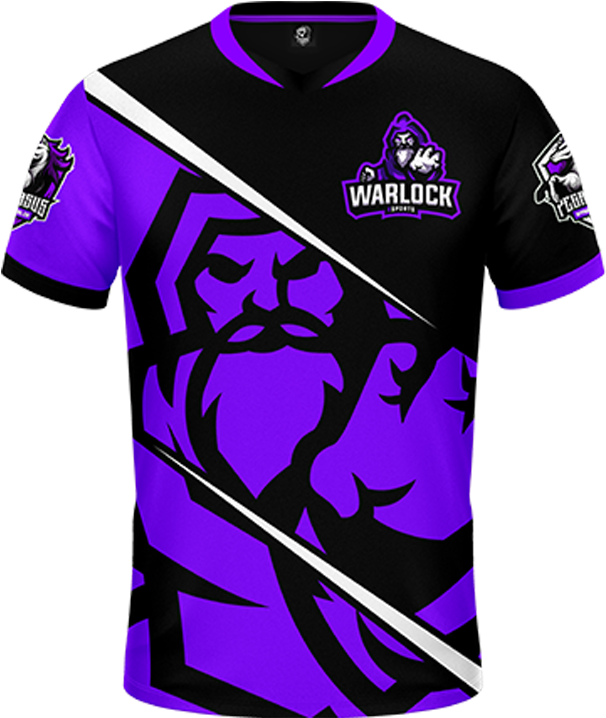 Warlock Short Sleeve Jersey - Uniforme Cs Go (900x900), Png Download