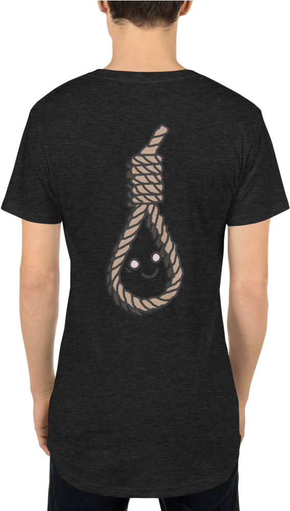 Happiness Noose Long Tee - T-shirt (1000x1000), Png Download