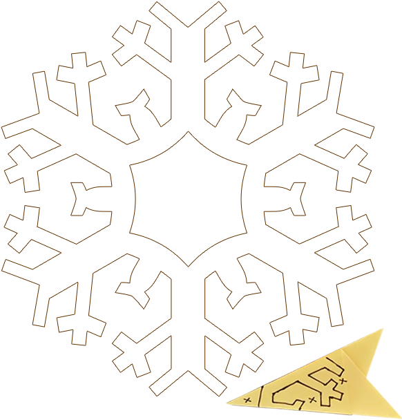 Click Here To Download Snowflake With Clear Background - Illustration (640x640), Png Download