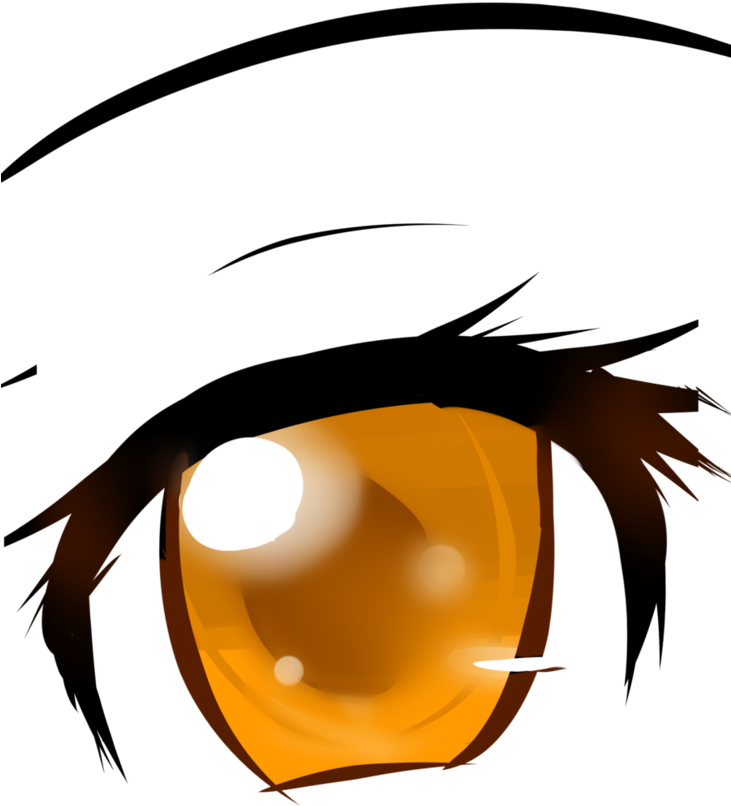 Brown Anime Eyes Search Result Cliparts For Brown Anime - Brown Anime Eyes Png (730x1095), Png Download