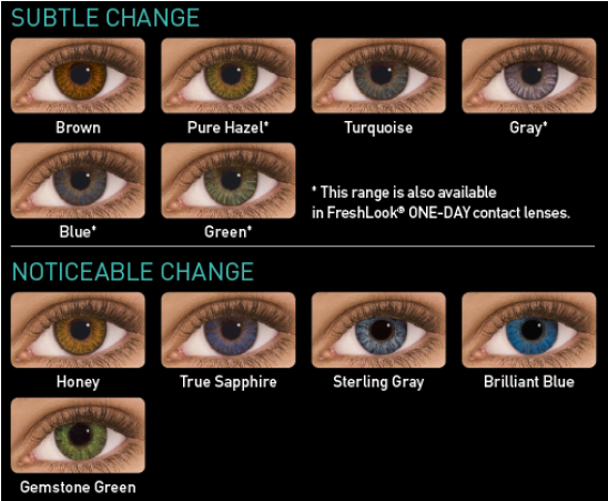 Freshlook Colorblends Freshlook Colorblends - Freshlook Colorblends Gemstone Green (750x450), Png Download