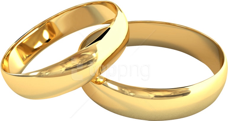 Free Png Download Wedding Ring Png Images Background - Gold Wedding Rings Png (850x638), Png Download
