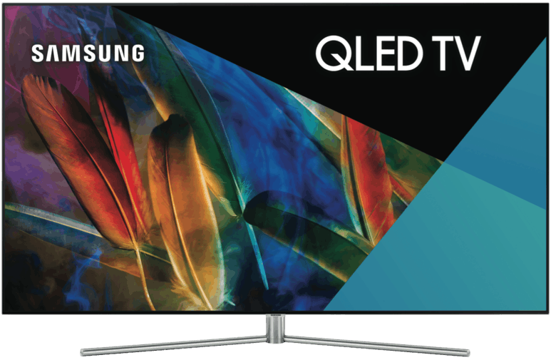 Samsung Qled 55 Inch (773x505), Png Download