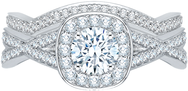 Promezza 14 K White Gold Promezza Engagement Ring - Pre-engagement Ring (800x800), Png Download