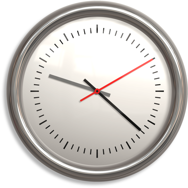 Wall Clock Png Image - Clock (800x800), Png Download
