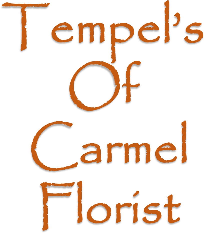 Tempel's Of Carmel Florist - Calligraphy (1071x1160), Png Download