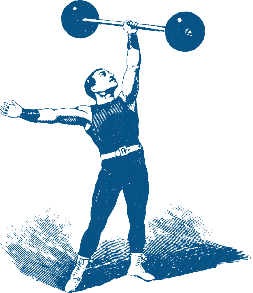 Strongman Blue Transparent - Biceps Curl (878x1017), Png Download