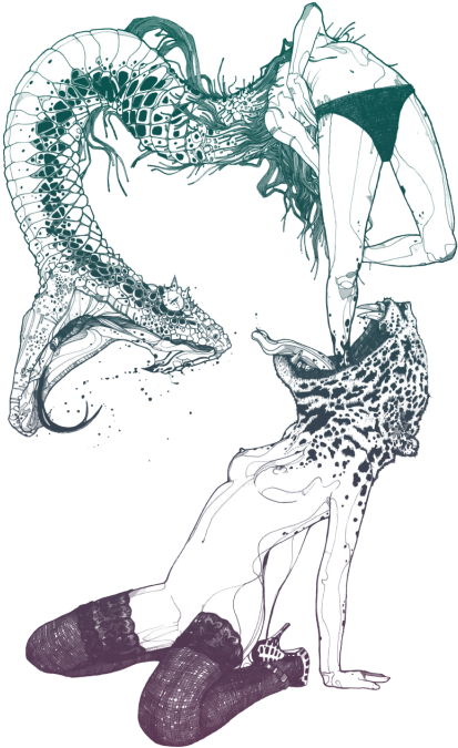 Mine Manga Cap I Love This So Much Transparent - Snake Attacking Drawing (488x750), Png Download