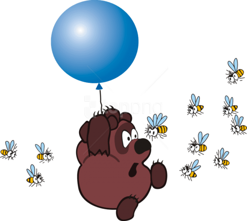 Free Png Winnie The Pooh - Winnie The Pooh Bee Png (850x759), Png Download