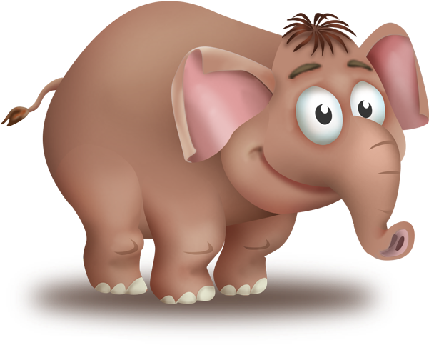 Brown Elephant - Anmais Hay Day (600x600), Png Download