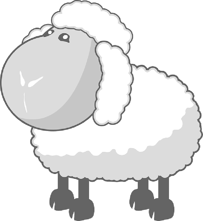 Black Sheep Clip Art - Ovelha Pequeno Principe Png (800x869), Png Download