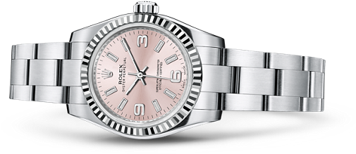 /rolex Replica /watches/oyster Perpetual/rolex Lady - Rolex Lady Oyster Perpetual 26 (610x610), Png Download