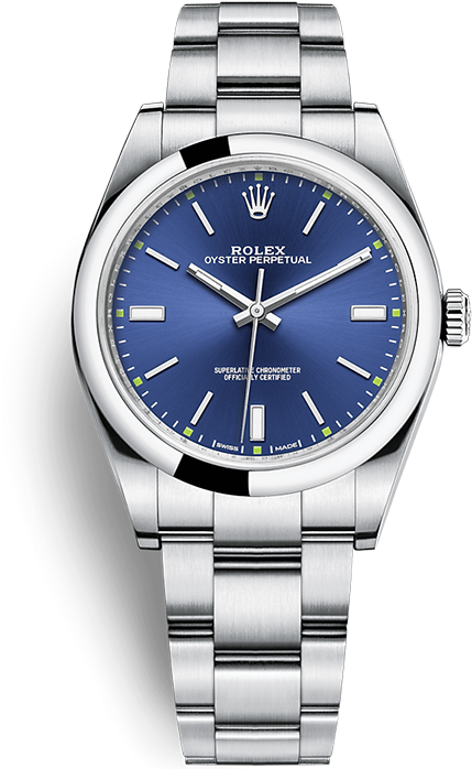 Rolex Oyster Perpetual 39 114300-0003 - Rolex Oyster Perpetual 39 Black (490x700), Png Download