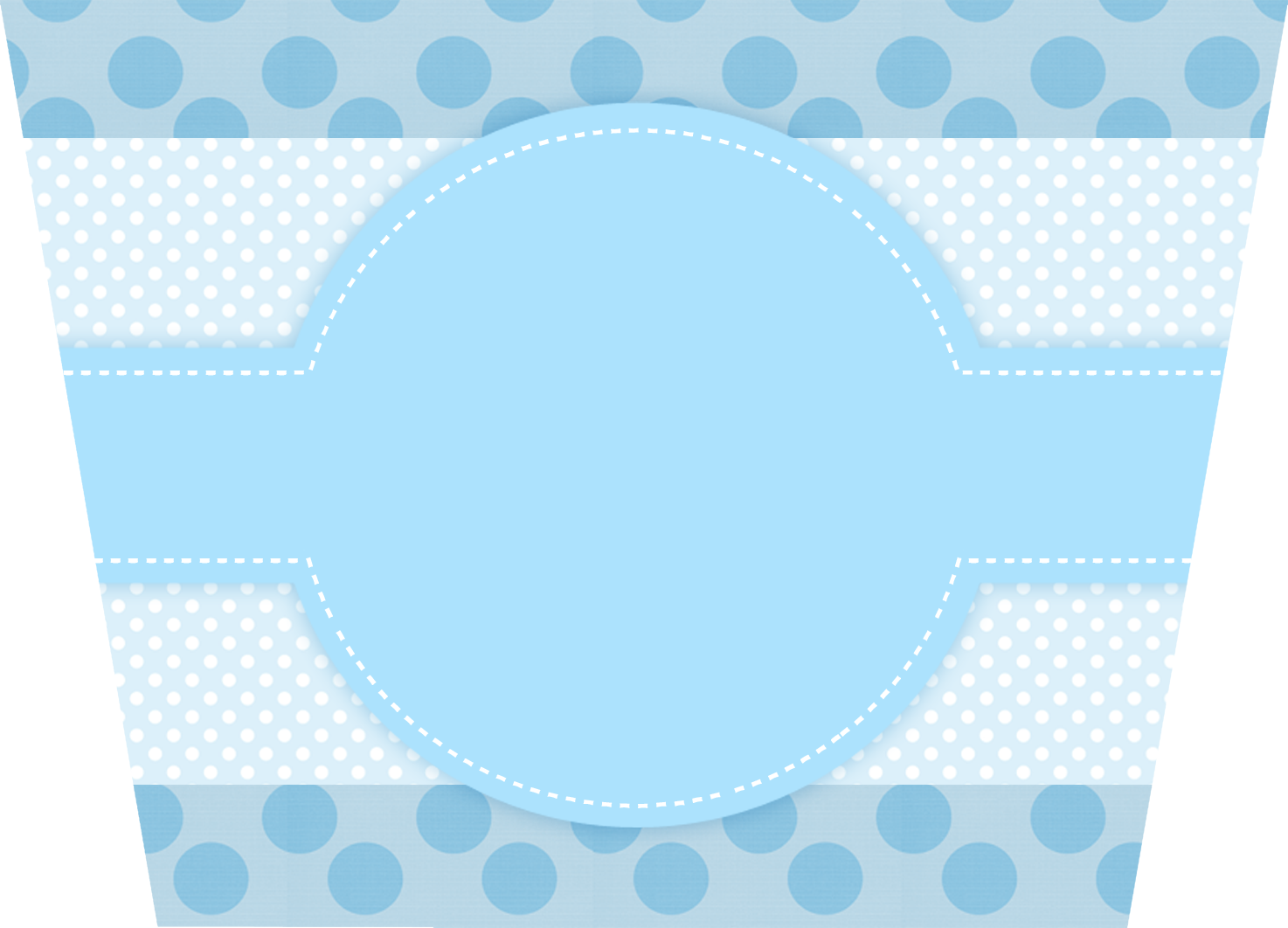 Center Po Azul Batizado Sem O Anjinho - Circle (1474x1062), Png Download