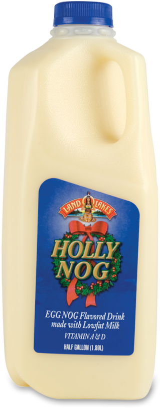 Land O Lakes® Holly Nog - Plastic Bottle (547x900), Png Download