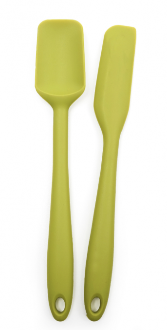 Green Mini Spoon & Spatula - Spatula (540x676), Png Download