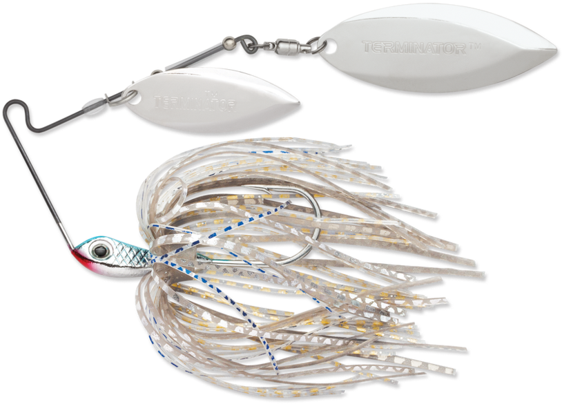 Blue Shad Nickel - Spinnerbait Terminator (979x700), Png Download