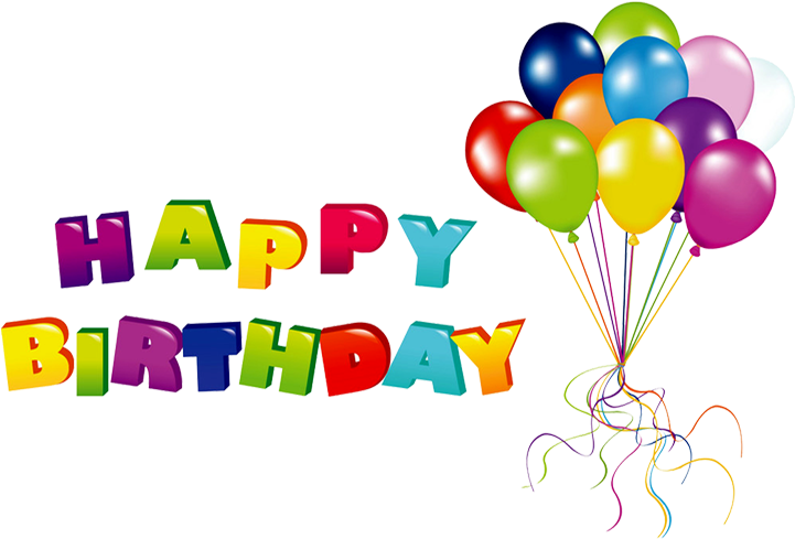 Birthday Hat Clipart Birthday Party Item - Transparent Birthday Balloon Png (720x504), Png Download