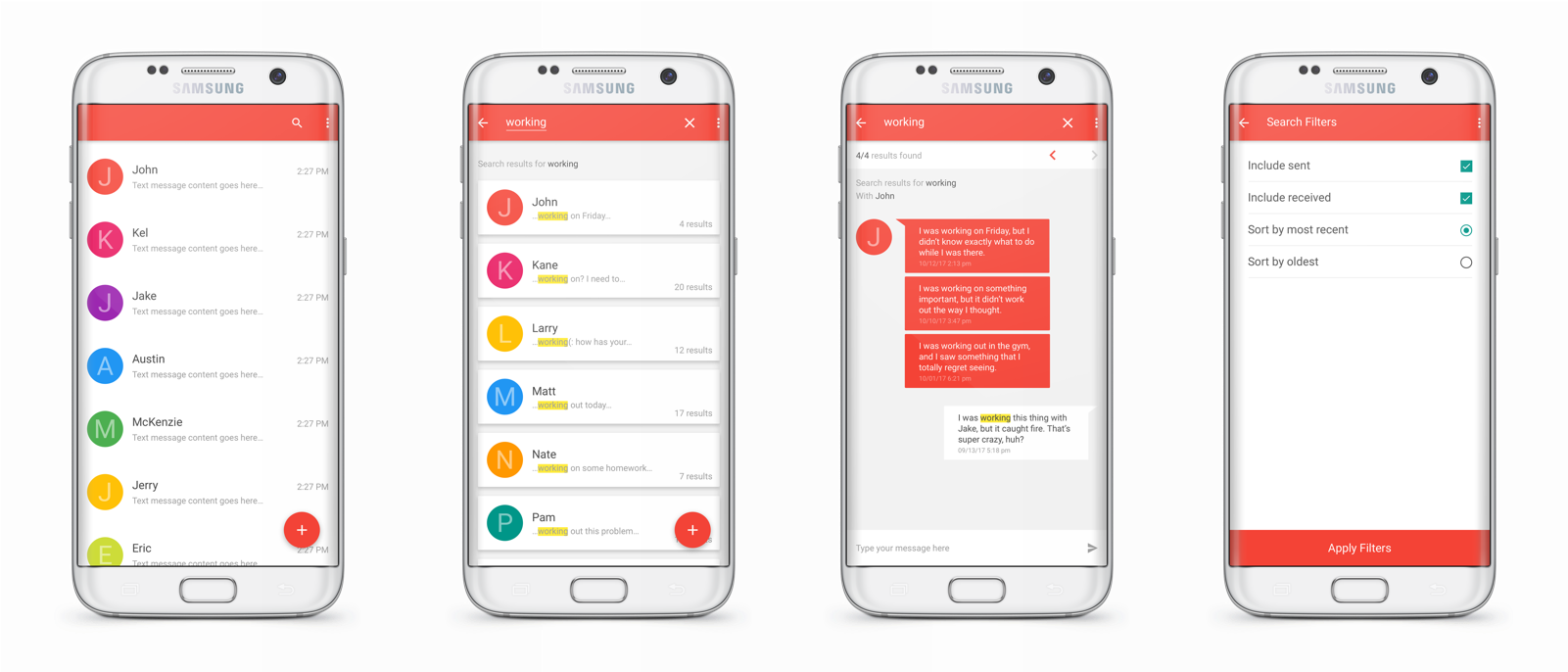 A Texting Ui Experiment - Iphone (1600x800), Png Download