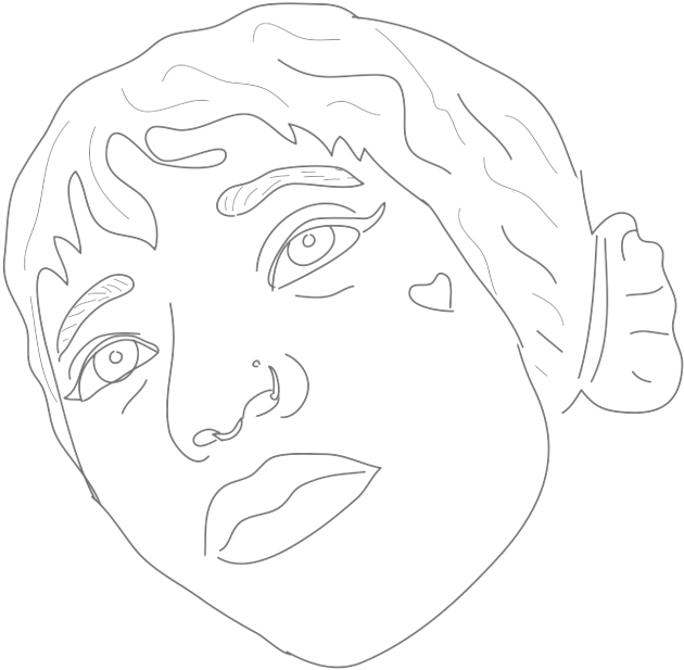 Amorous Hornball, Though Mostly Celibate - Sketch (1000x750), Png Download