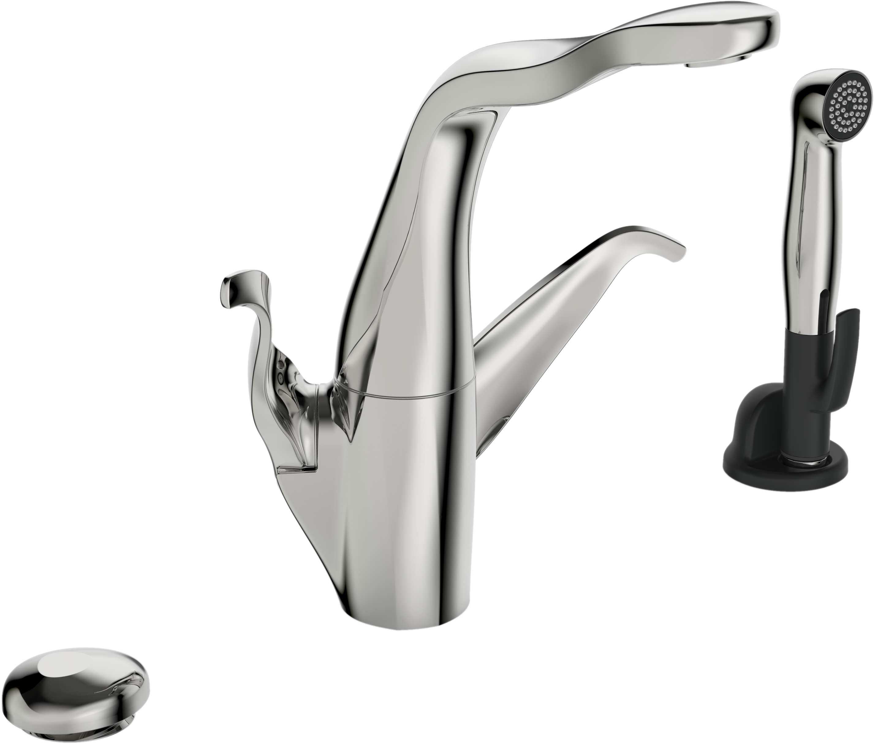 Alessi Swan By Oras, Kitchen Faucet With Dishwasher - Alessi Swan (3422x2914), Png Download