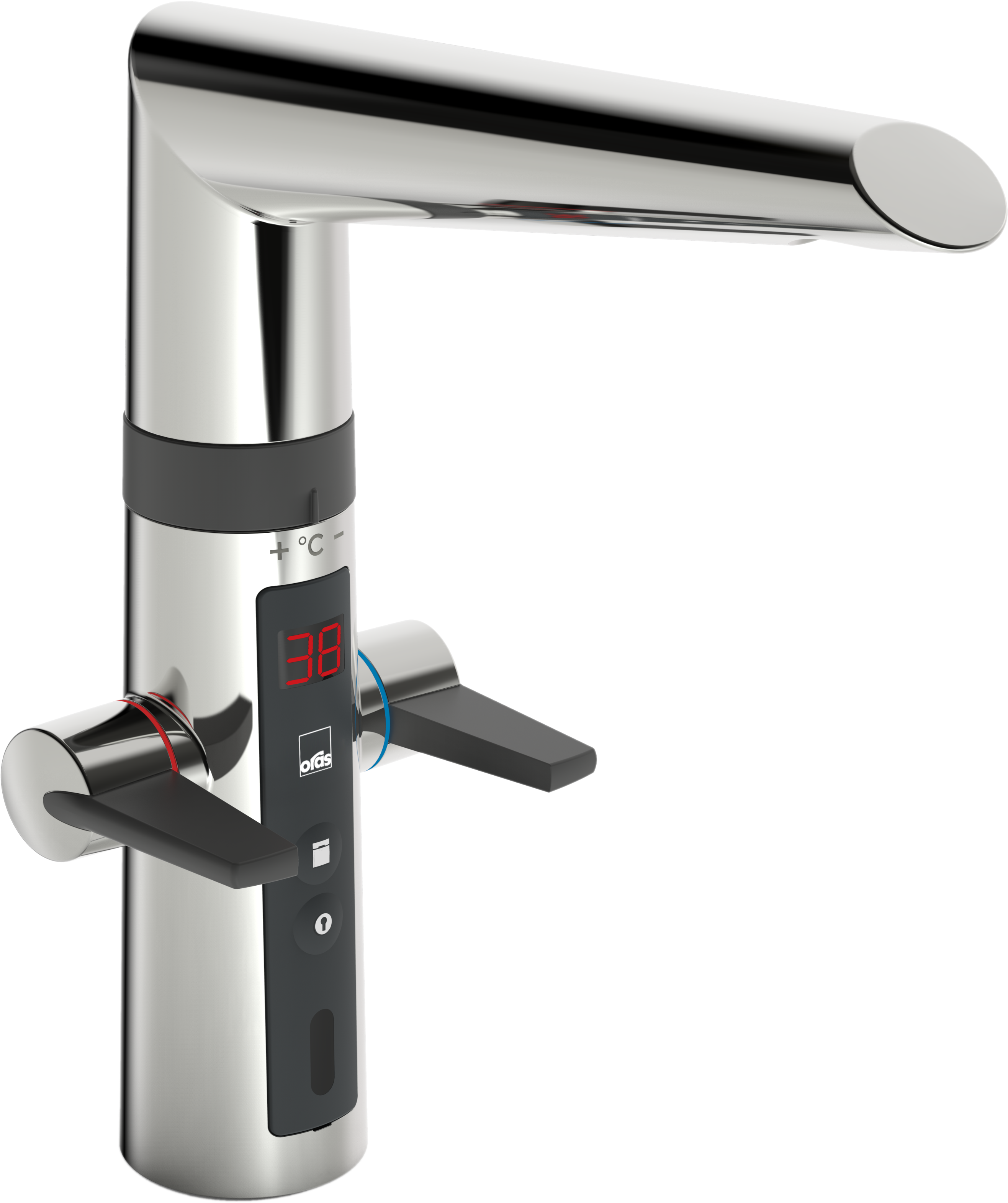 2727f Oras Optima, Kitchen Faucet With Dishwasher Valve, - Oras Optima 2729f (3157x3766), Png Download