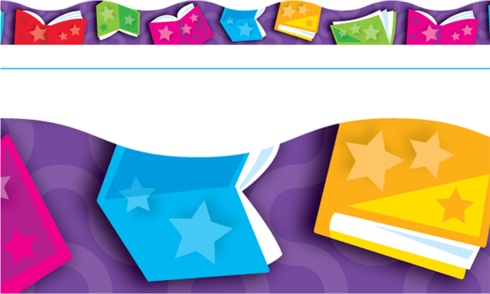 Libros De Colores - Books Display Border (1000x800), Png Download