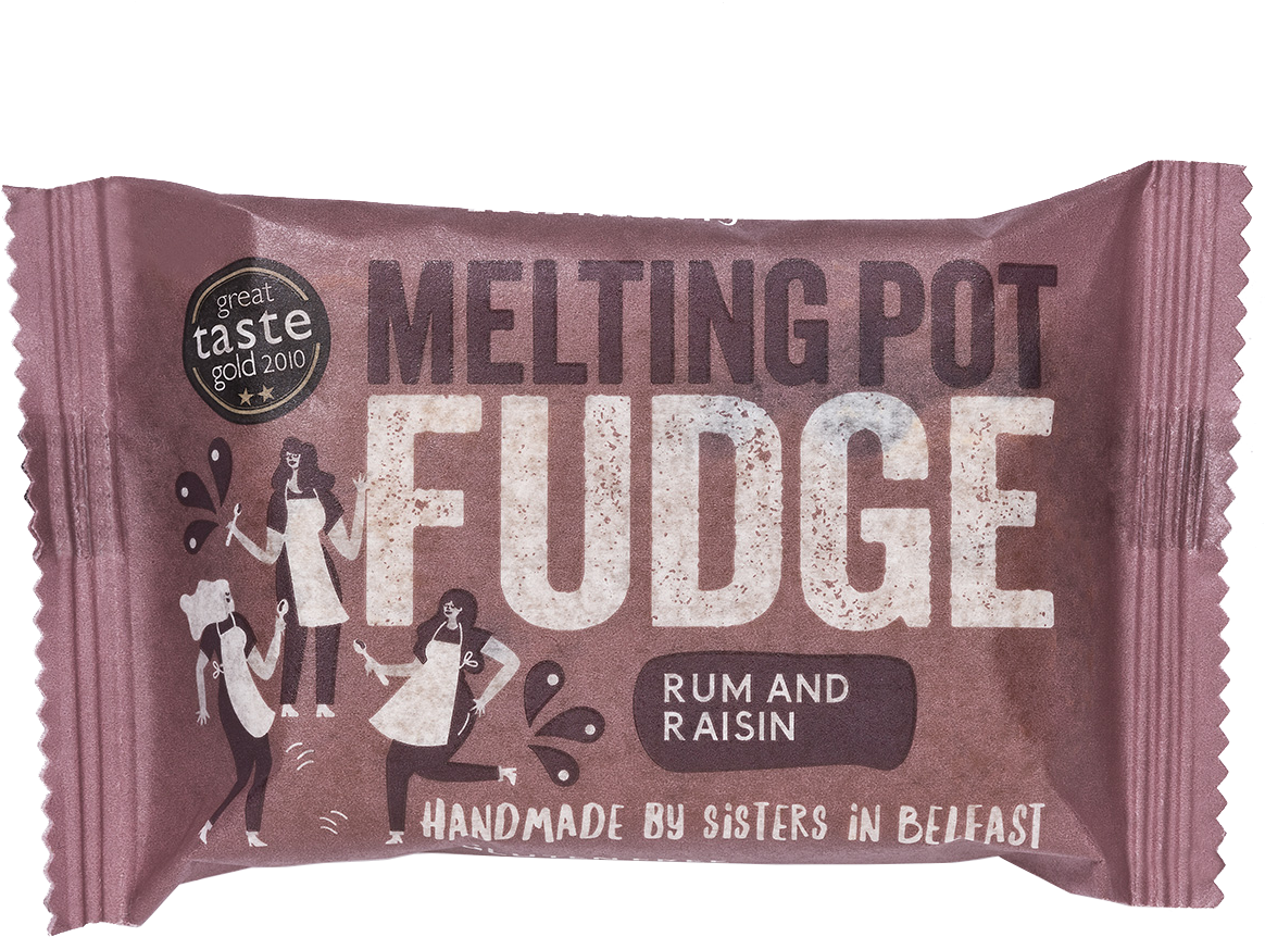 Handmade Rum & Raisin Fudge - Chocolate (1500x1060), Png Download