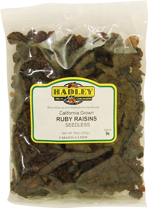 California Grown Seedless Ruby Raisins - Hadley Fruit Orchards (700x700), Png Download