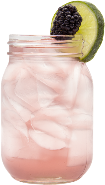 Blackberry Creme Soda - Sea Breeze (467x689), Png Download