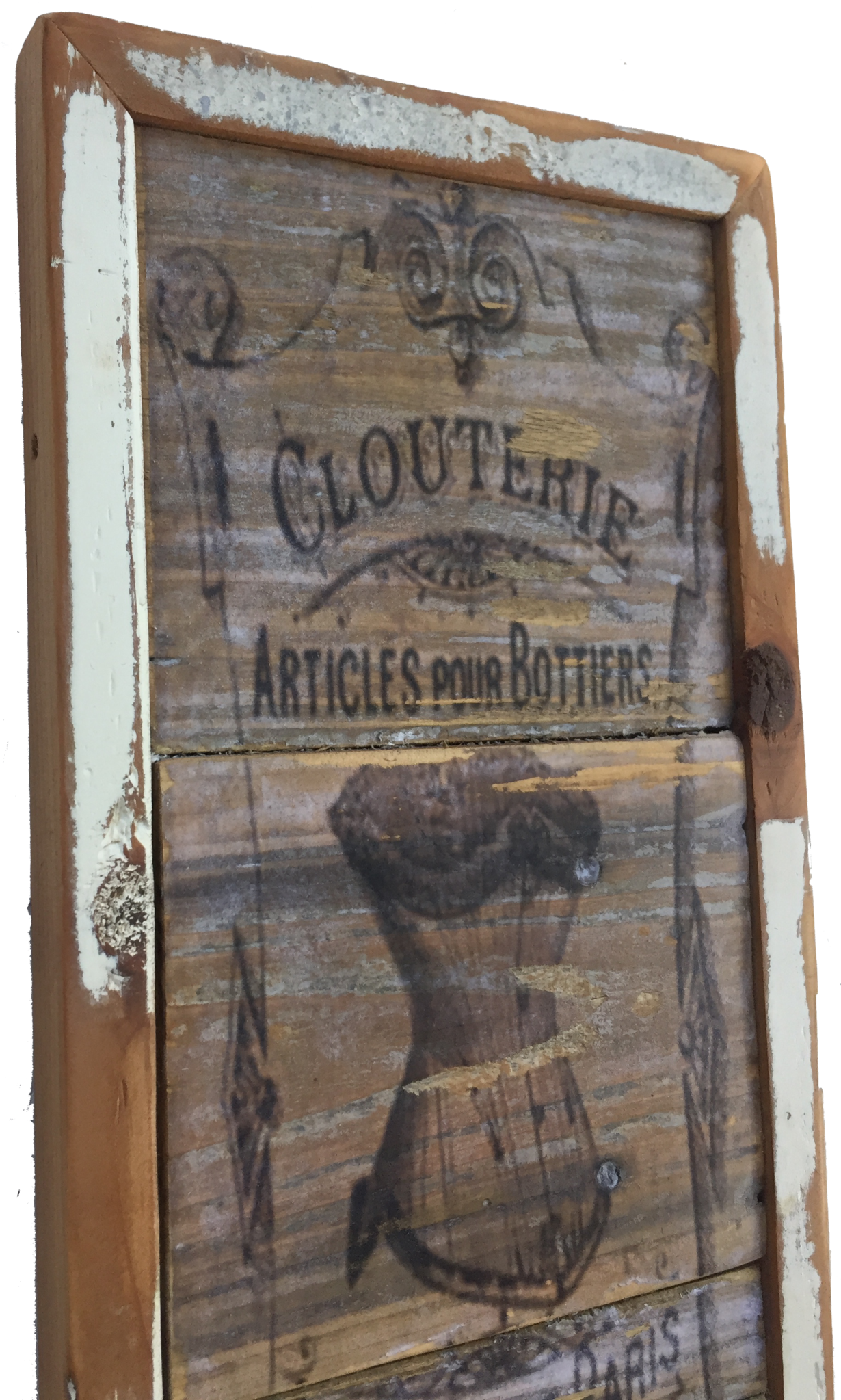 French Chic Corset Vintage Style Sign - Carving (1230x2047), Png Download