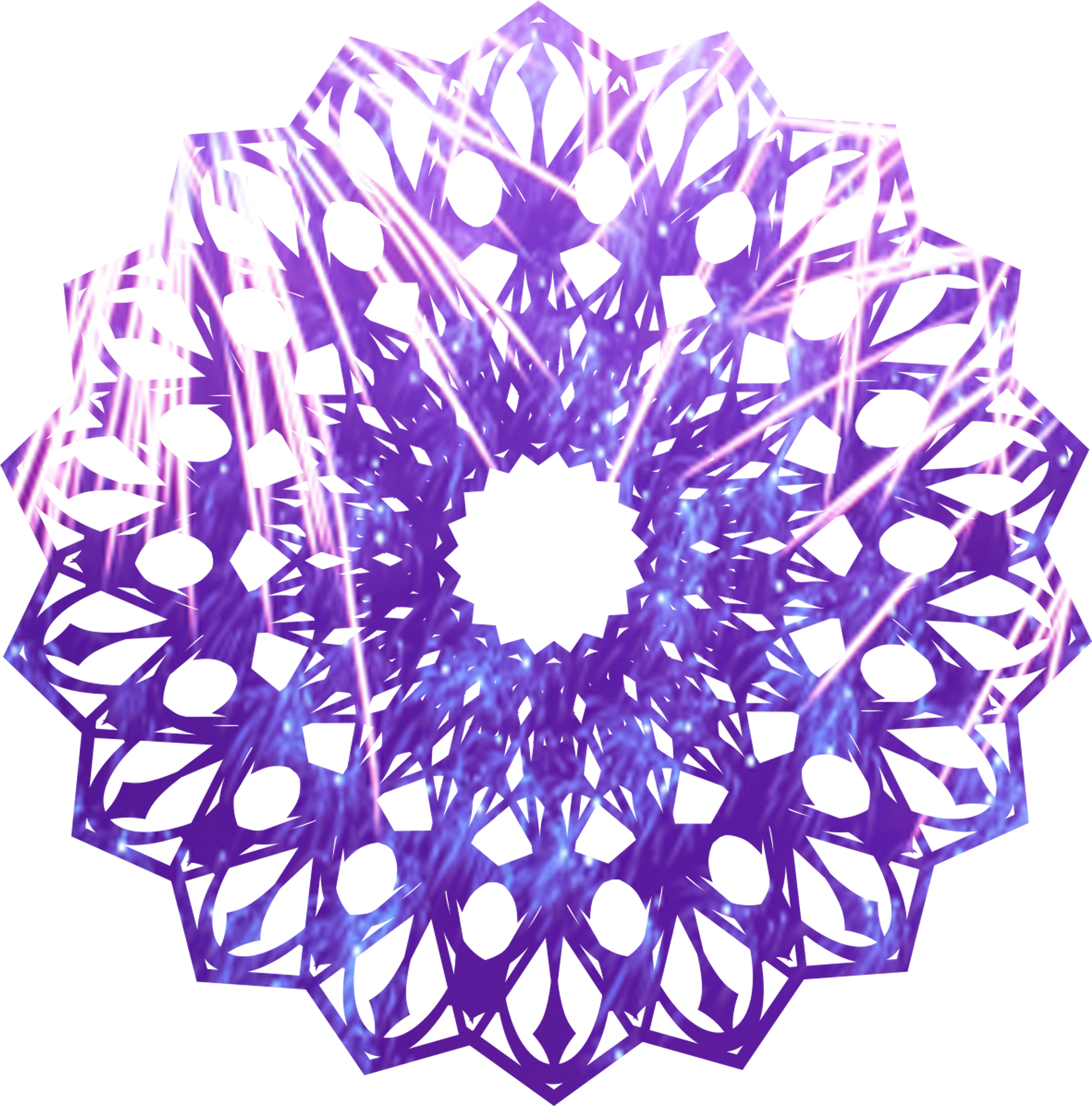 Fuegos Artificiales Degradados Decoraciones Estampados - Portable Network Graphics (4000x4000), Png Download