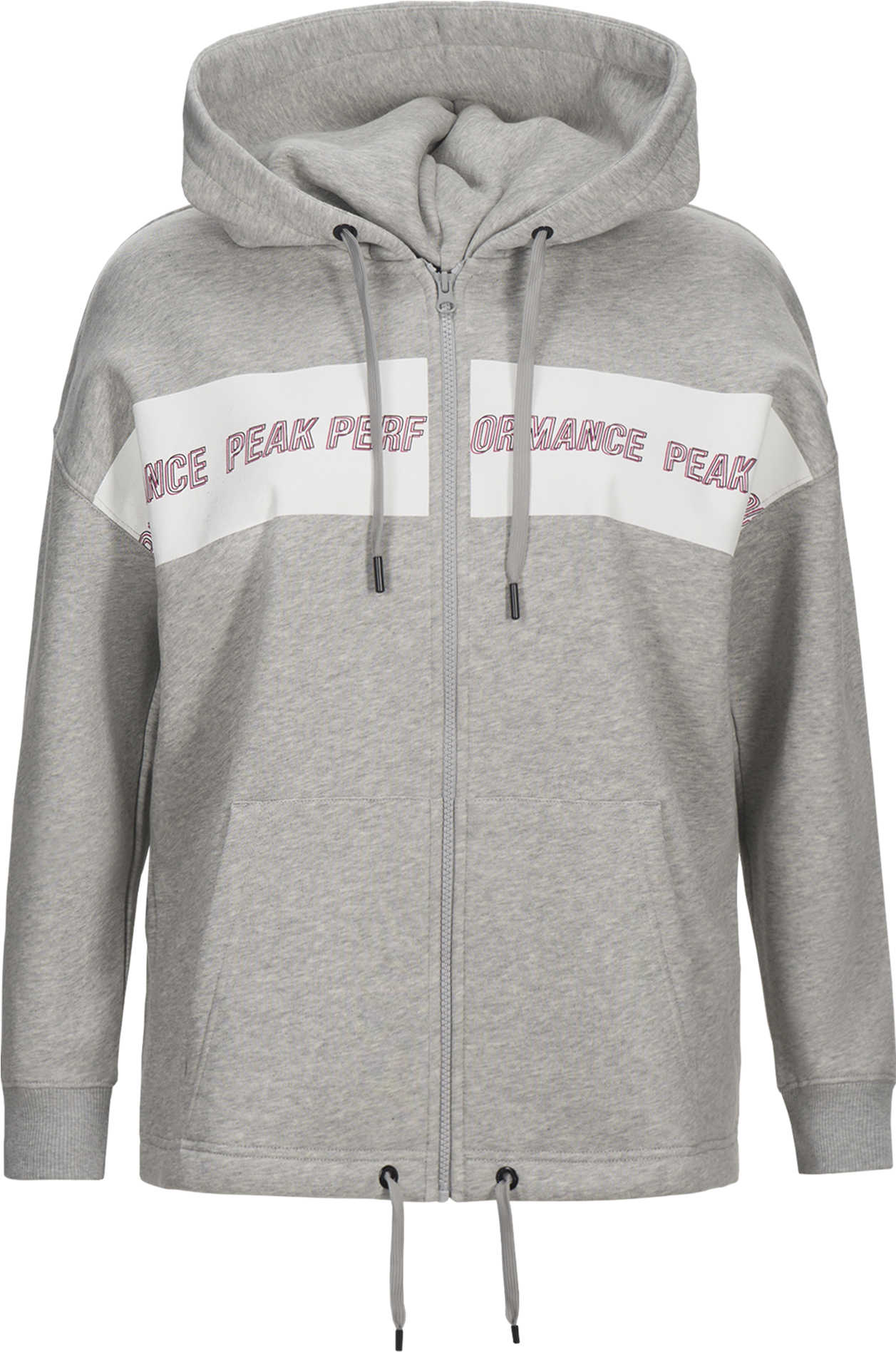 Women's Season Cotton Blend Zip Up Hoodie Med Grey - Hoodie (1500x2000), Png Download