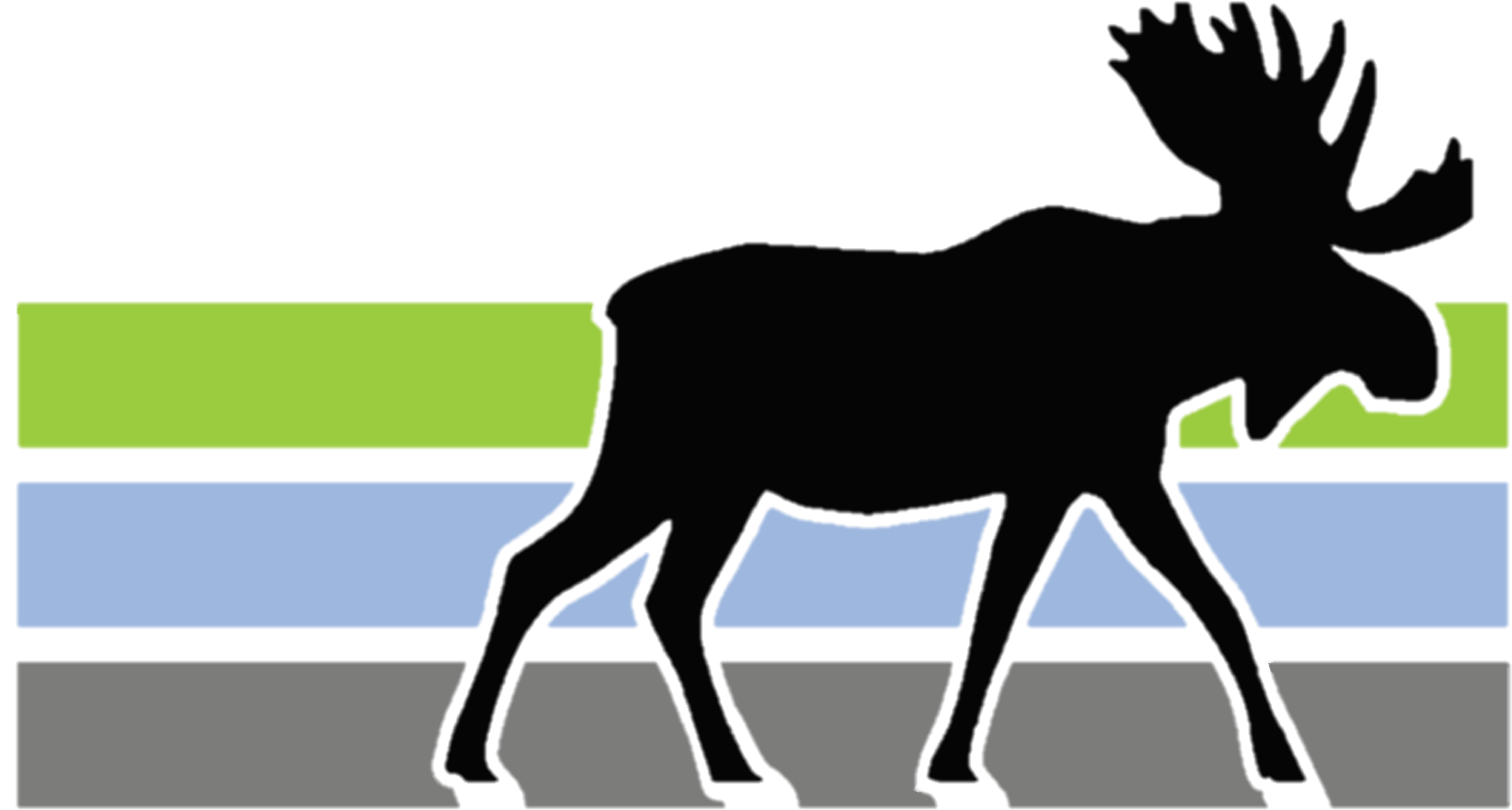 Moose Drawing (1856x1022), Png Download