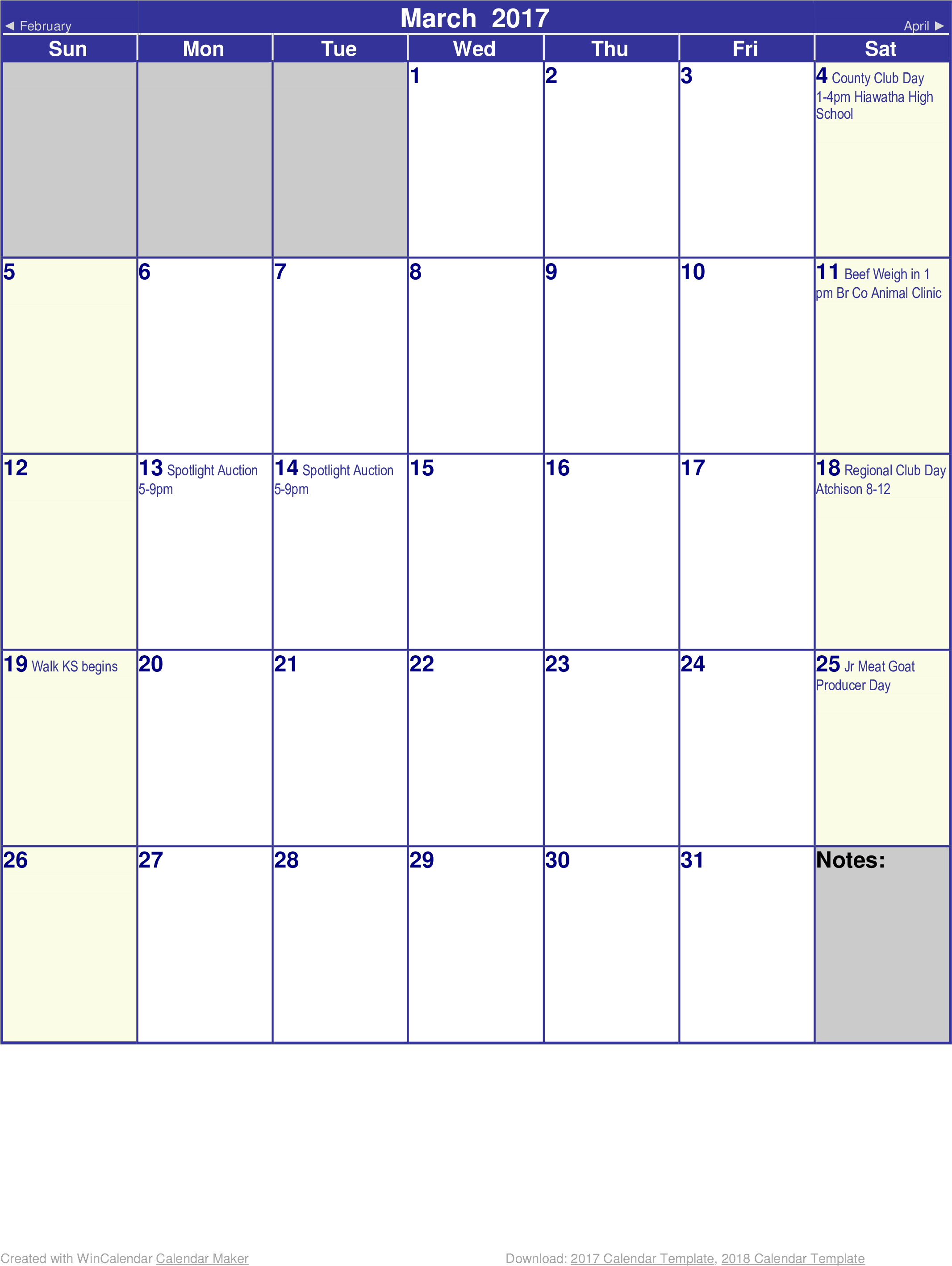 Blank Monthly Calendar Template - Word Calendar (2550x3300), Png Download